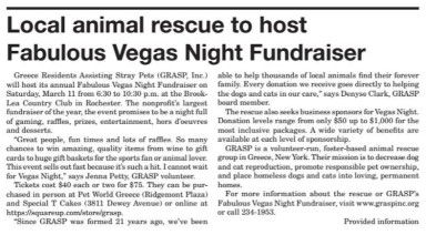 fundraiser press release