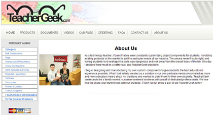 TeacherGeek website copy